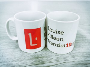 LKT 10-year anniversary mugs | Specialist commercial translation