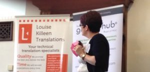 Louise at Business Growth Hub event | Translation specialists